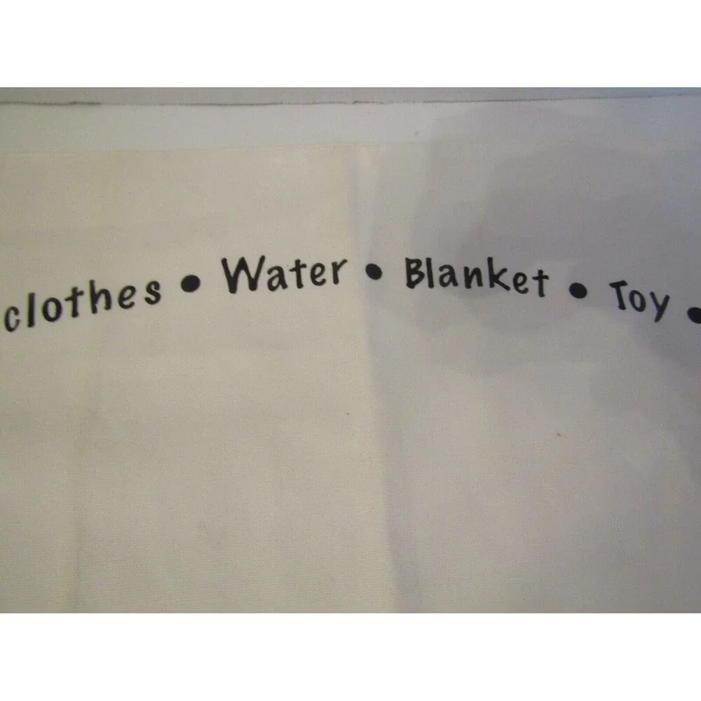 Disney Pillow Case American Red Cross First Aid Kit Supplies List RARE